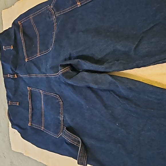 NWOT Roundy Ridge Mens Blue Bib Overalls Mens Waist 38 - Picture 8 of 8